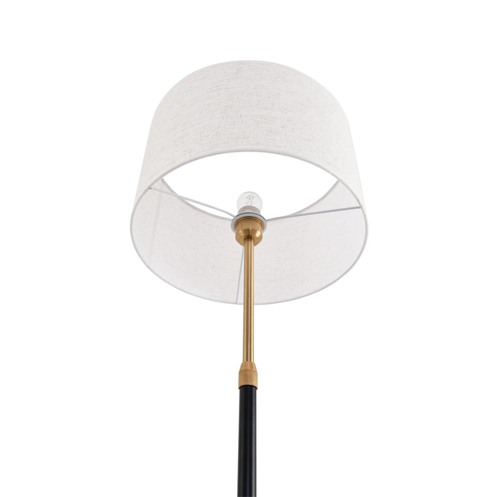 8358/1F CLASSI LN26 521 медь/черный/белый, металл/текстиль Торшер E27 60W 220V IRISA