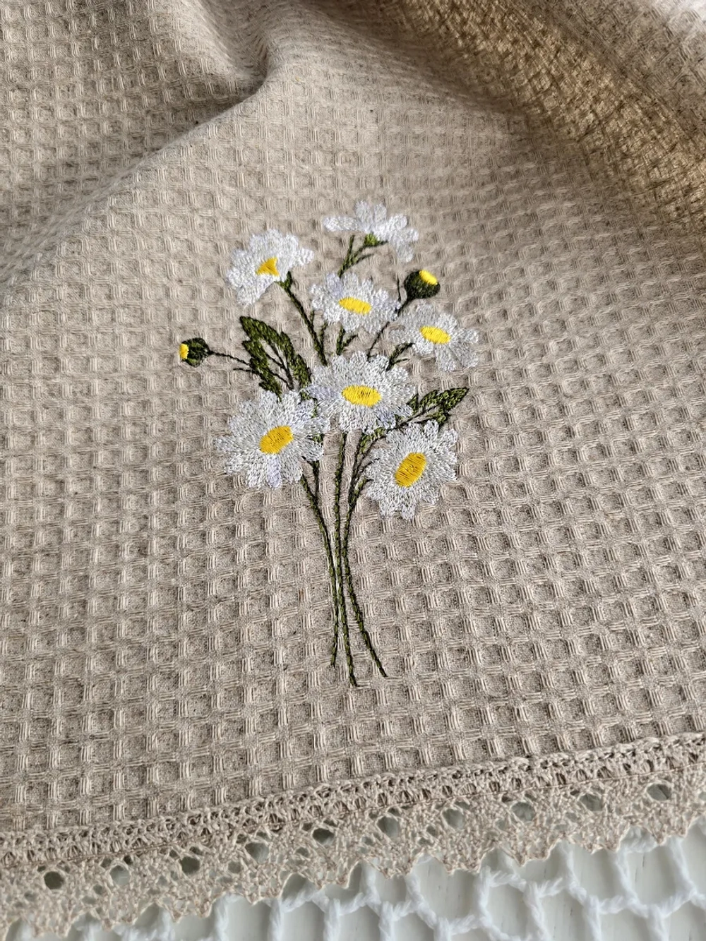 Полотенце для кухни "Ромашки"