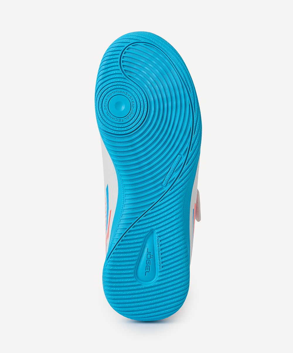 Бутсы зальные Evofly IN Talant White/blue, детский