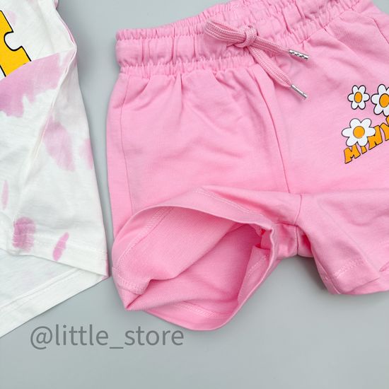 Комплект "Минни" белый/розовый