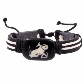 Фенечка - 23 Козерог (белая нить)