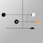 Ceiling design lamp Astro Mobile by Stuff ( 1 lampshade ,  Option В )