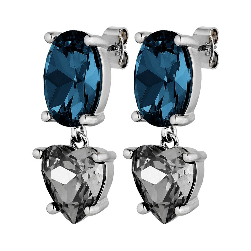 Серьги Dyrberg Kern ANETT SS ROYAL BLUE/GREY 430129
