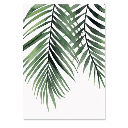 Интерьерная картина в технике цифровой печати. АРТ 006 Пальмовая ветвь.