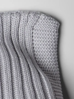 Шапка вязаная с ушками женская на осень