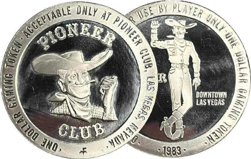 Pioneer Club Casino $1 Token