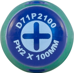 D71P2100 Отвертка стержневая крестовая ANTI-SLIP GRIP, PH2х100 мм