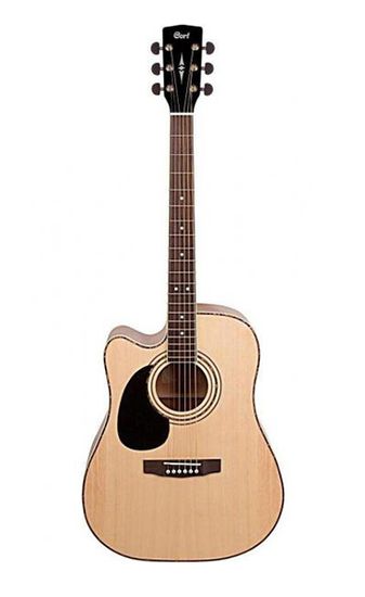 Электроакустическая гитара леворукая Cort AD880CE-LH-NS Standard Series