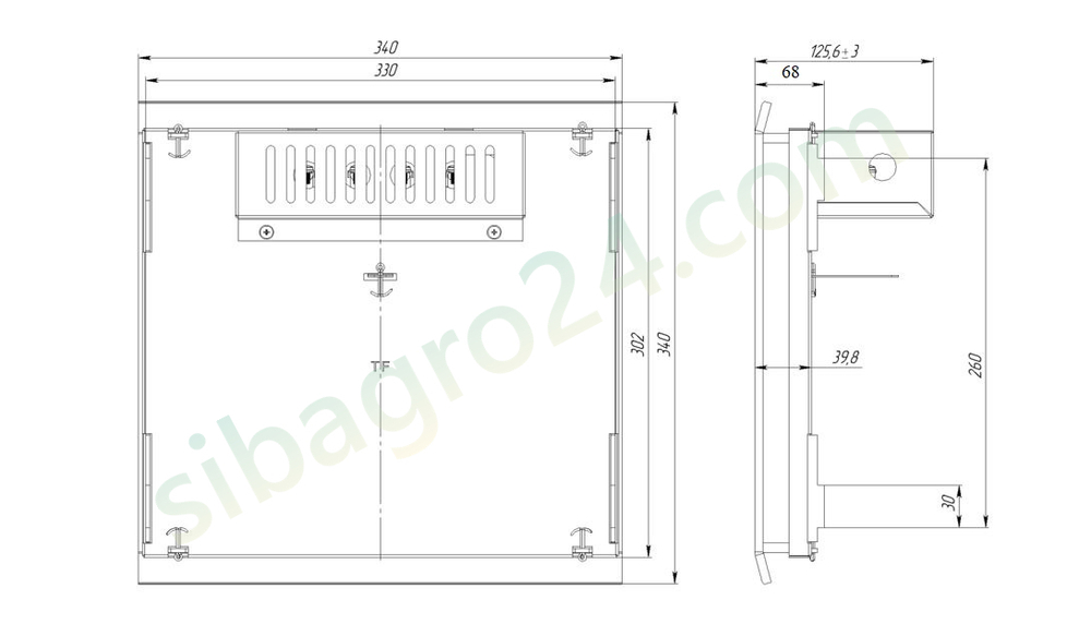 Конфорка к плите АТЕСИ Традиция-4 (ЛК 9.48 250.000) высокий борт