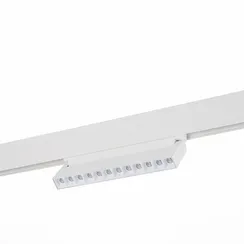 ST364.536.12 Магнитный трековый светильник белый LED 1*12W 3000K 1 009Lm Ra>80 36° IP20 L219xW22xH10 СКАЙЛАЙН 48V