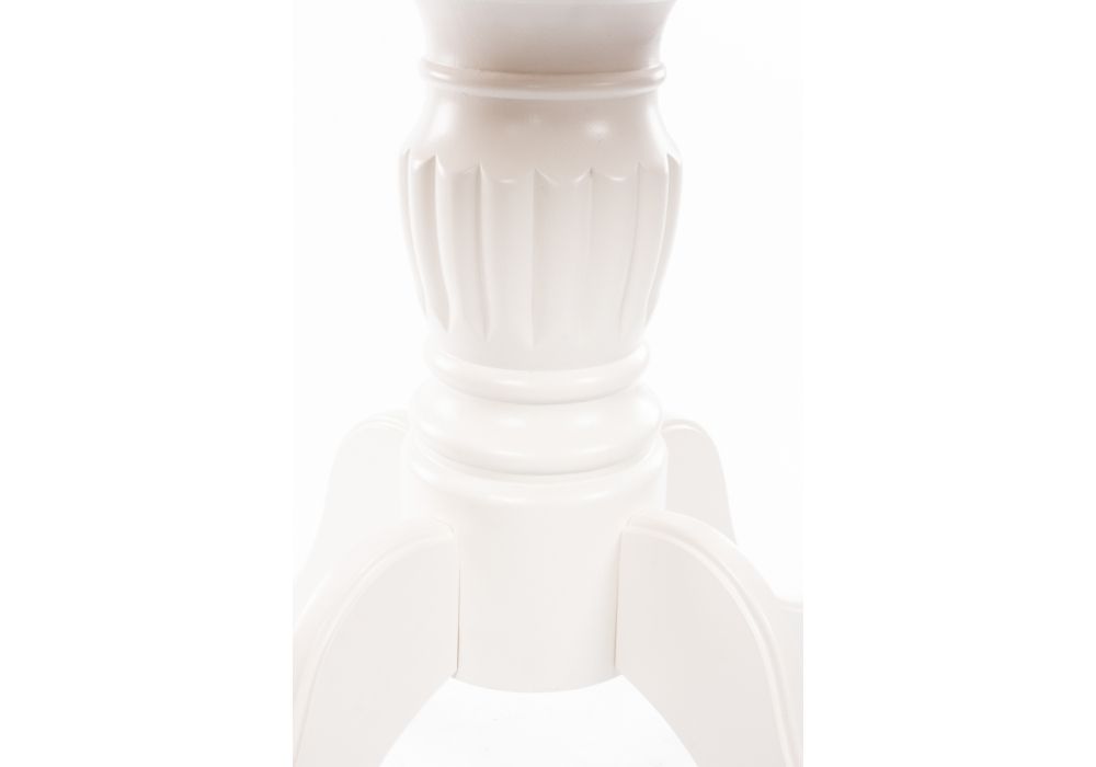 Стол раскладной Toskana 90(125)х90х75 молочно-белый