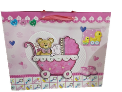 Сумка лам.с апликацией,блестки 26*31,5*13см ассорти
