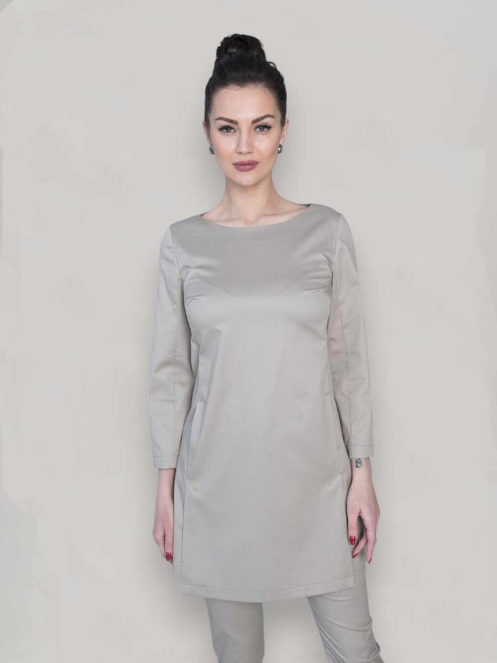 Блуза медицинская женская | Бл-344 3/4 клеон экстра