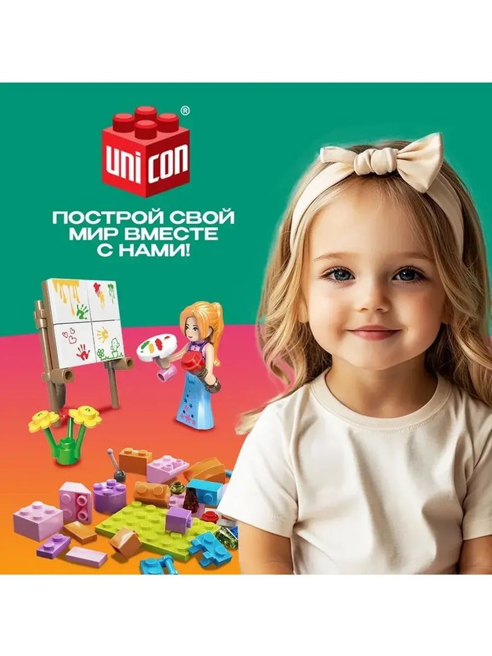Конструктор «Город мечты», чупа-чупс «сюрприз, МИКС