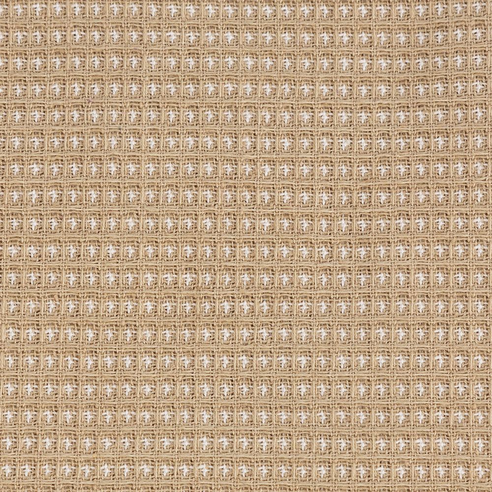 Набор из двух кухонных вафельных полотенец бежевого цвета из коллекции Essential, 50х70 см