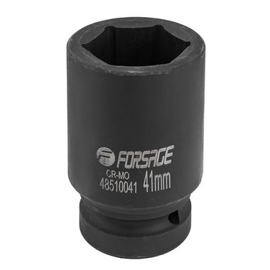 Головка ударная глубокая 41мм 6гр. 1'' Forsage F-48510041