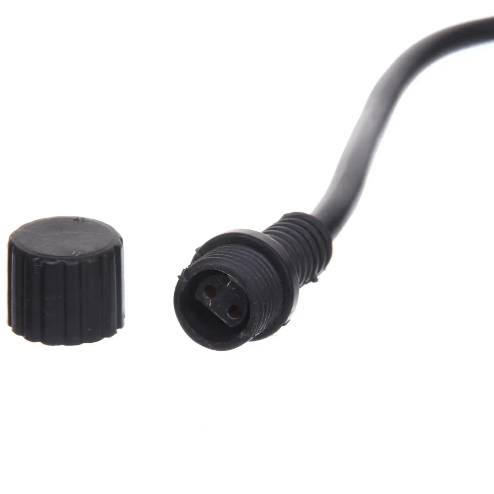 Гирлянда для улицы «Домики» 5 м 10 ламп LED (8,5*10 см) черн..пров, 1 реж.,IP-55 (220 V), Белый