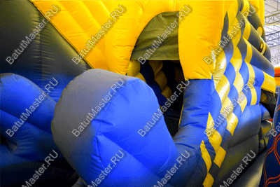 Надувной батут "Морской бриз с крышей"