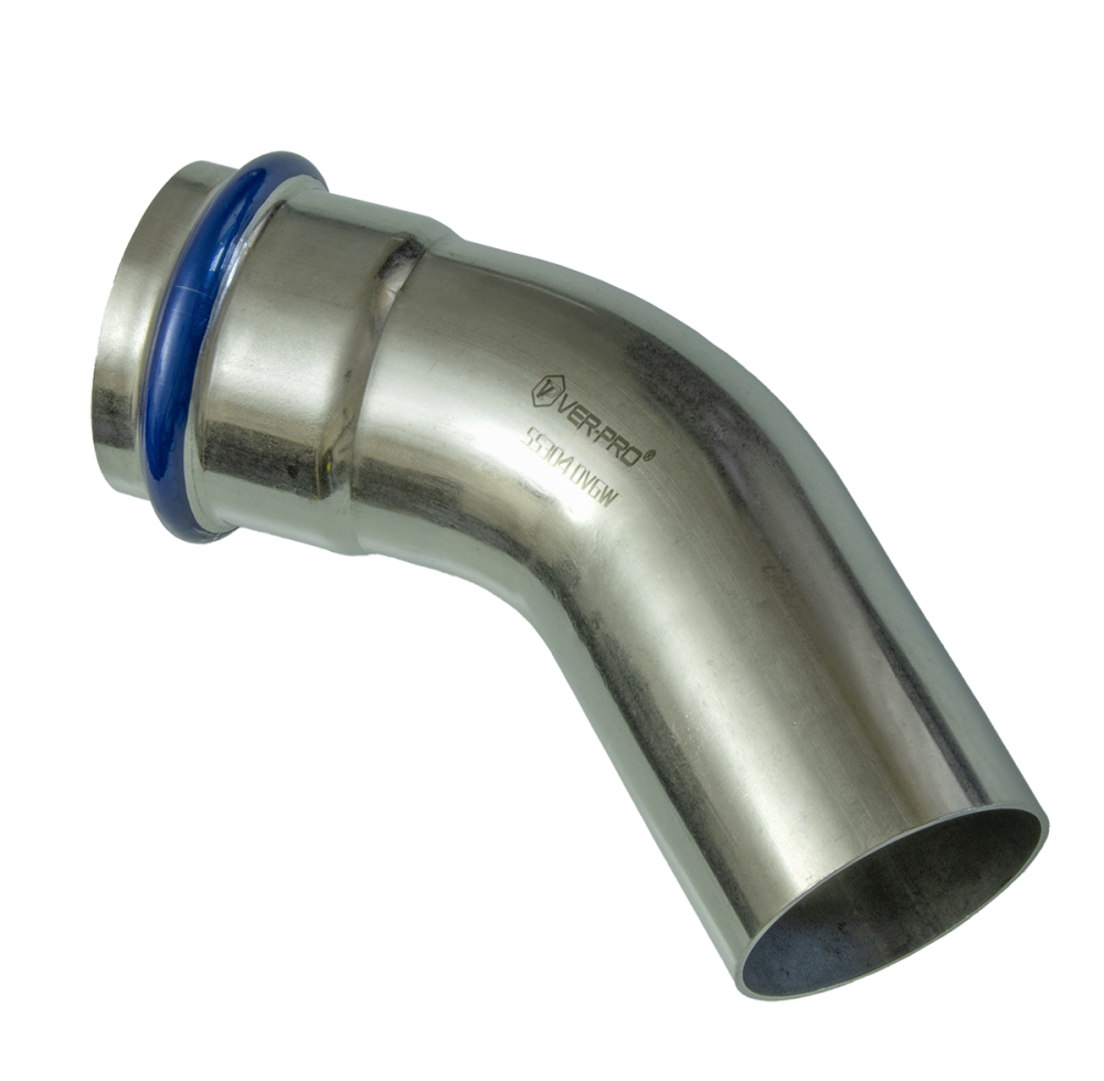 НЕРЖ Уголок 45° вн/нар. 88.9а*88.9  "VER-PRO"  (7/1шт)