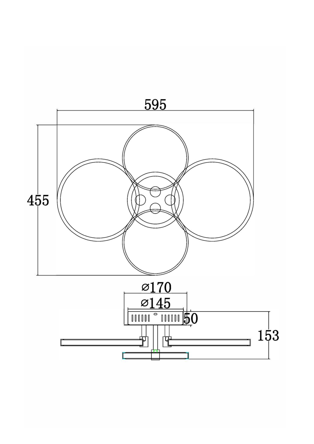 Потолочный светодиодный светильник Freya Gritta Market FR10018CL-L40W