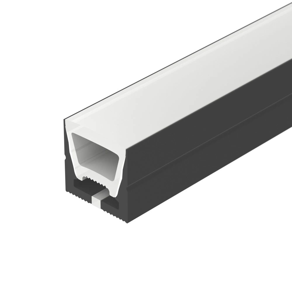 Силиконовый профиль WPH-FLEX-1616-TOP-S11-5m BLACK (Arlight, Силикон) 045759