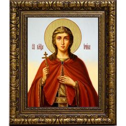 Ирина Македонская Святая великомученица. Икона на холсте.