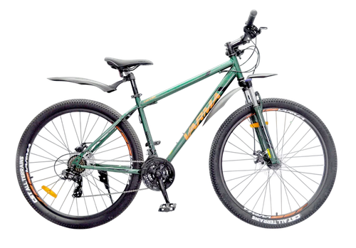 Велосипед 29" VARMA LEO H91D  р.18" 21ск. зелено-оранжевый