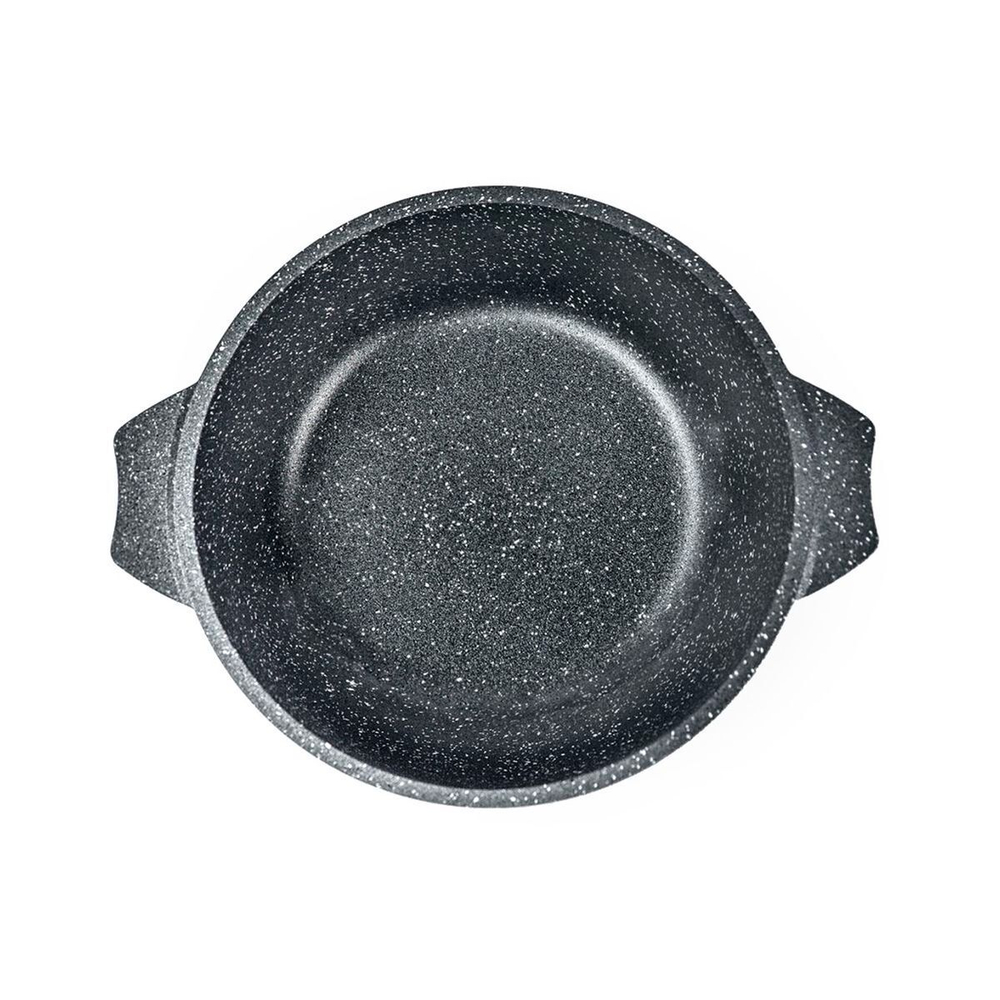 Кастрюля алюминий, антиприг, 2 л, с крыш, Мечта, Гранит, 42701