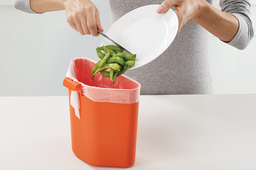 Контейнер для мусора с двумя баками totem max, 60 л, графит