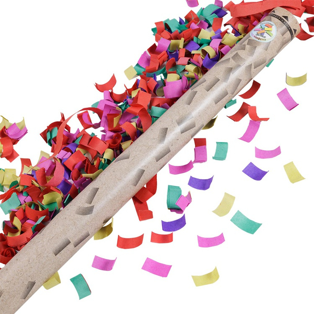 Хлопушка-конфетти с бумажными конфетти, 80 см
