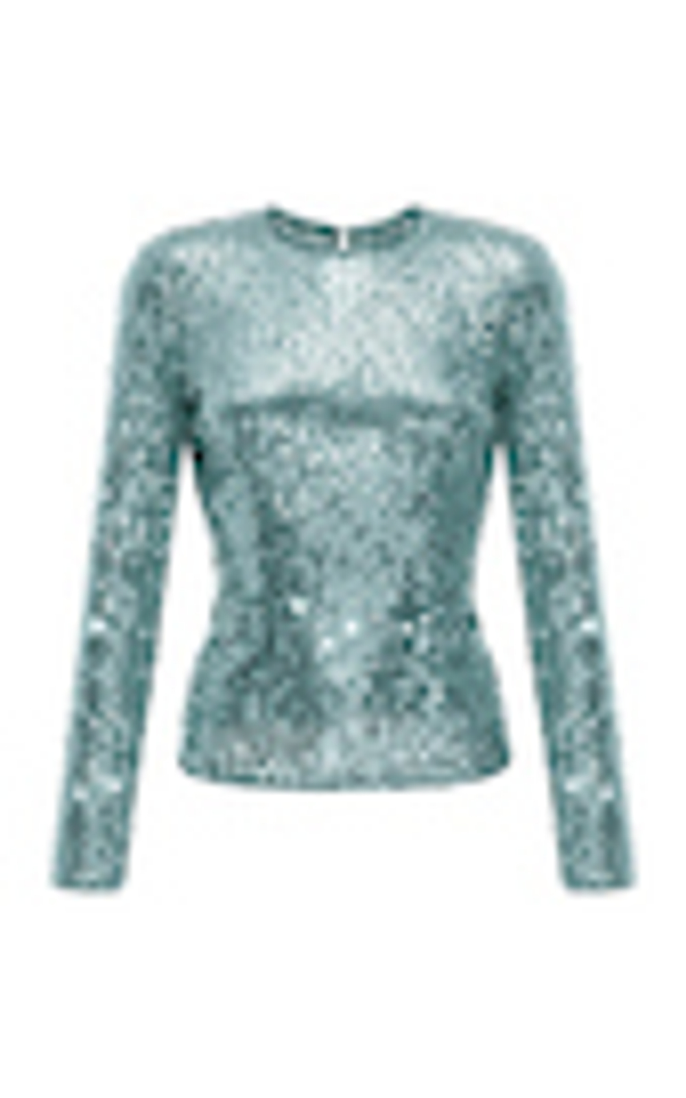 Блуза с длинными рукавами из пайеток