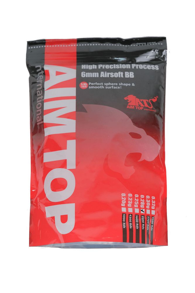 Шары страйкбольные AIM TOP 0,28гр, 3500 шт