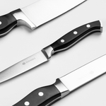 Нож кухонный Daniks, Reference, разделочный, нерж сталь, 20 см, рук дерев, S-K43306-03