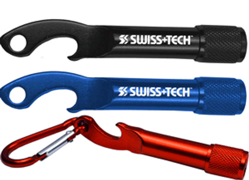 Карманный мультитул Carabiner LED Flashlight синий