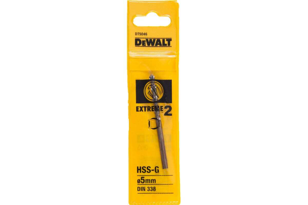 Сверло для металла DEWALT 5х86х46мм Extreme2 DT5046