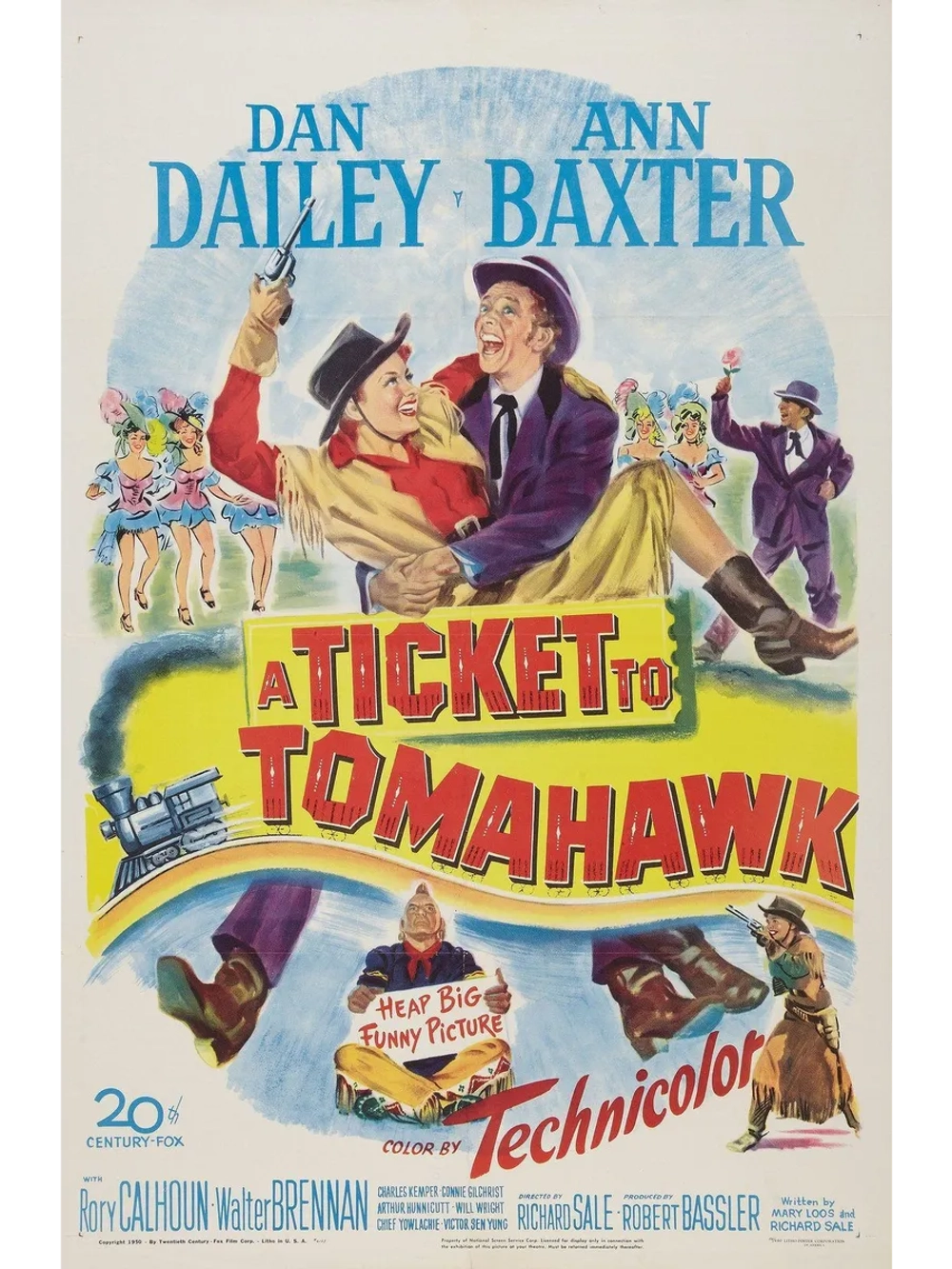 Билет в Томагавк (1950) (DVD-R), Русский язык.