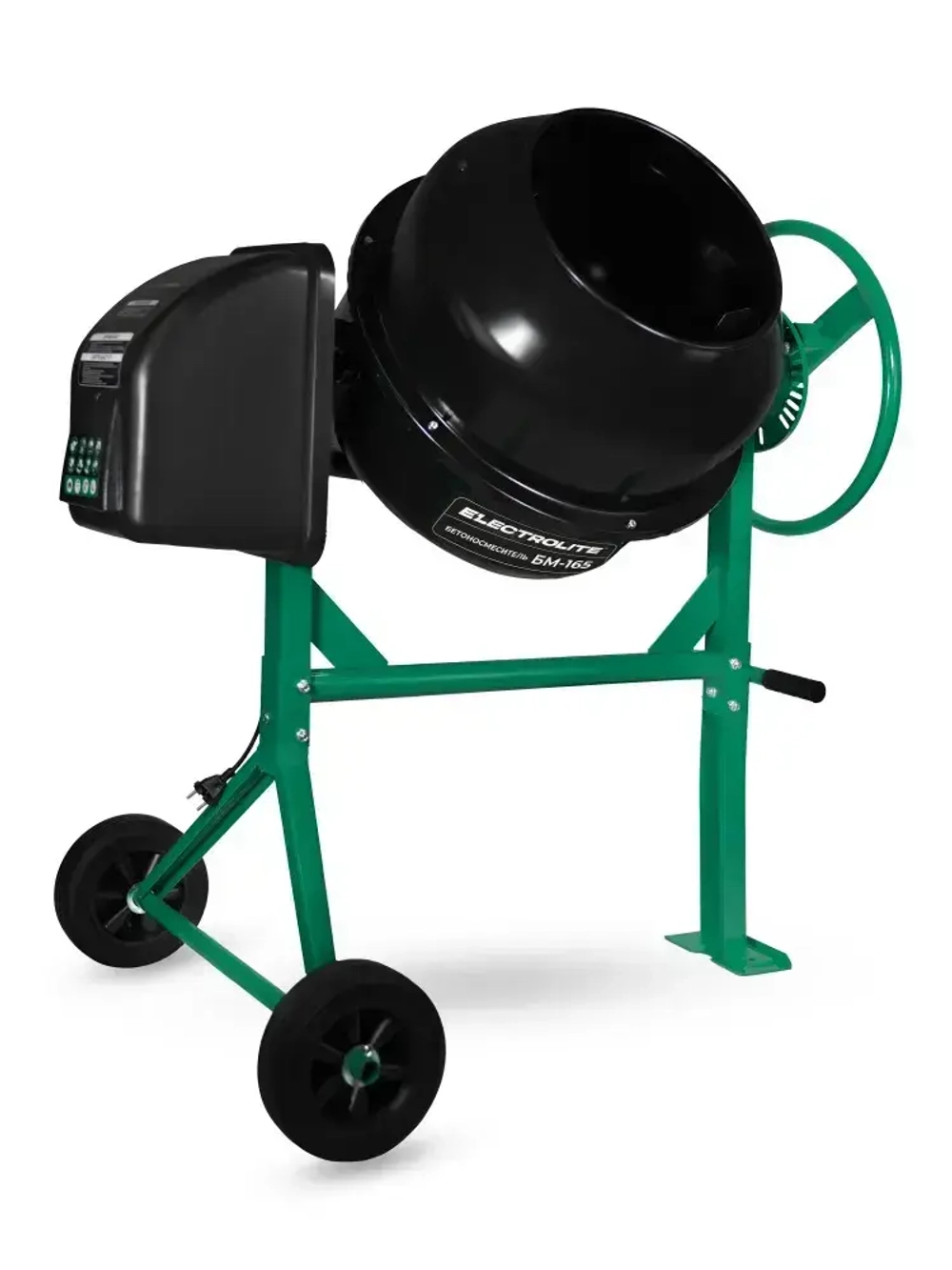 Бетономешалка строительная Electrolite 165л, чугунный венец
