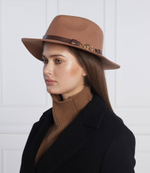 Хлопковая шляпа Guess - коричневый(AW9252 WOL01)