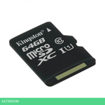 Карта памяти Kingston microSDHC 64GB microSDXC Class10 UHS-I Canvas Select (SDCS2/64GBSP)