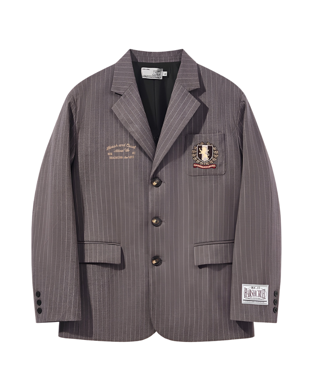 Блейзер HARSHandCRUEL "HACR Academy" Striped Blazer