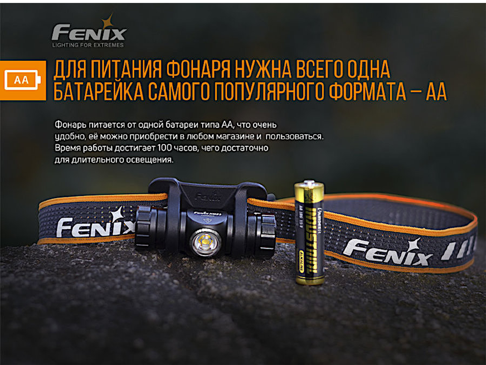 Фонарь Налобный Fenix HM23 Cree Neutral White LED