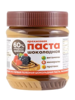 Арахисовая паста Шоколадная Азбука продуктов 340 г
