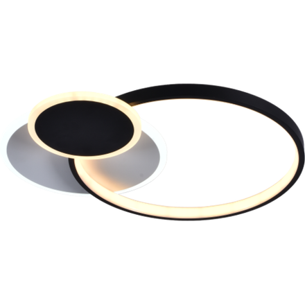 Светильник потолочный светодиодный Rivoli   6080-108 с пультом 80 Вт 4000К - 6000К LED модерн