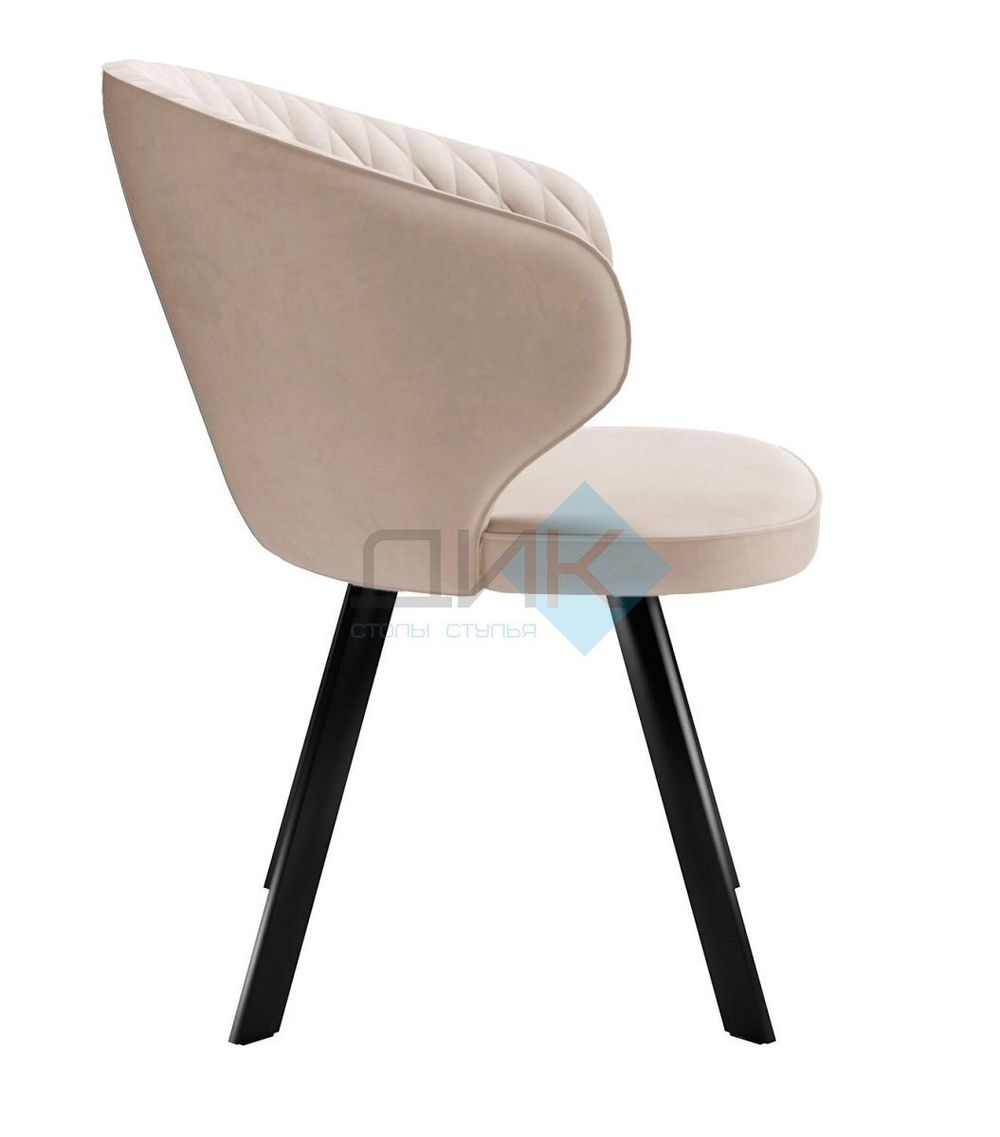 Стул DikLine 249 поворотный опоры чёрные