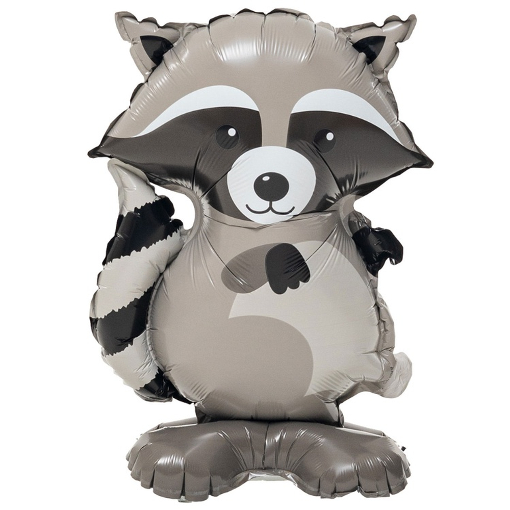 Шар Фольгированный Енот (Серый)