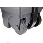 Бак 60л с педалью на колесах, серый