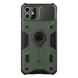 Противоударный чехол с кольцом и защитой камеры Nillkin CamShield Armor Case для iPhone 11