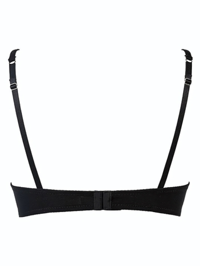 Гладкий бюстгальтер с плотной чашкой (Размер: 5B) (Цвет: черный)