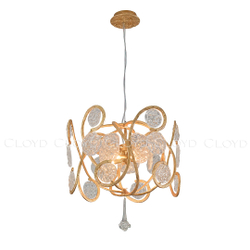 Люстра Cloyd MAZE C6 / Ø45 см - латунь (арт.10446)