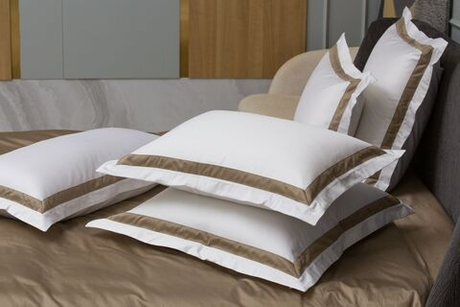 Наволочки 2шт 50х70 German Grass Alpine Caramel Beige Allure с широким кантом